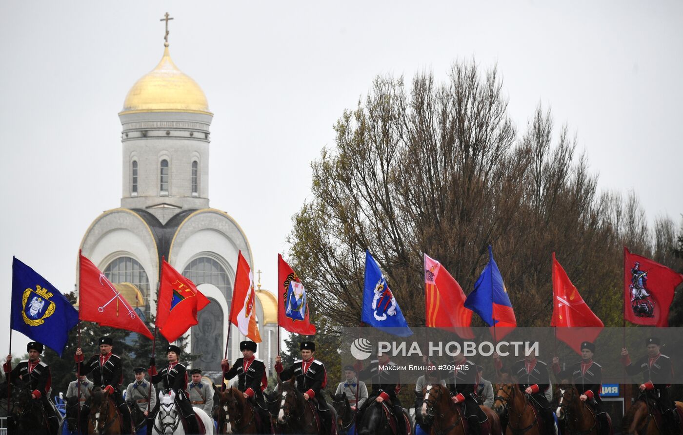 Конное шоу "Традиции России" на Поклонной горе