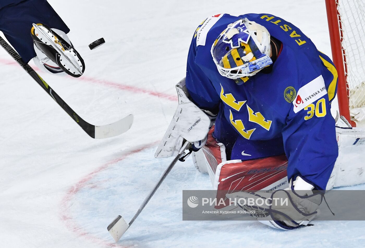 Хоккей. Чемпионат мира. Матч США - Швеция