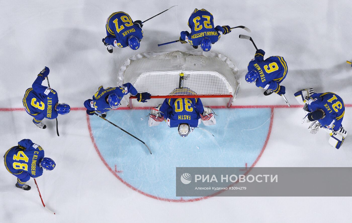 Хоккей. Чемпионат мира. Матч США - Швеция