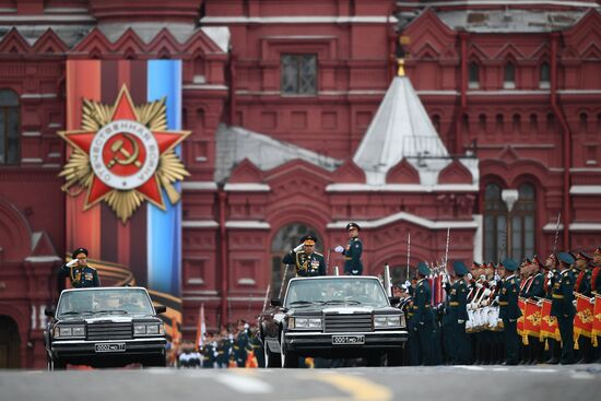 Военный парад, посвящённый 72-й годовщине Победы в ВОВ