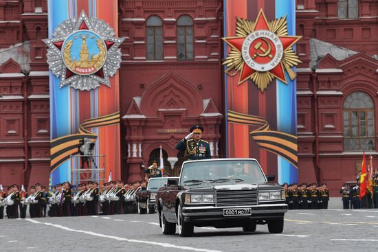 Военный парад, посвящённый 72-й годовщине Победы в ВОВ