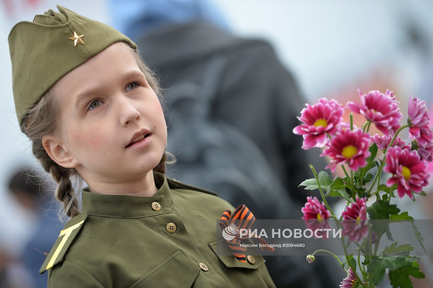 Празднование Дня Победы в городах России