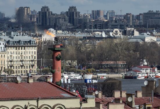 Празднование Дня Победы в городах России