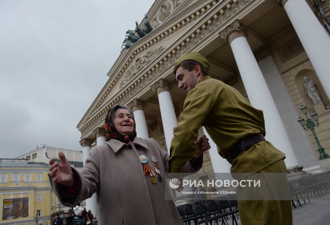 Празднование Дня Победы в Москве