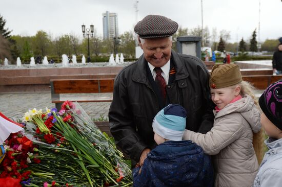 Празднование Дня Победы в Москве