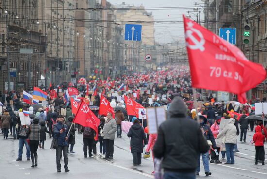 Акция "Бессмертный полк" в Москве