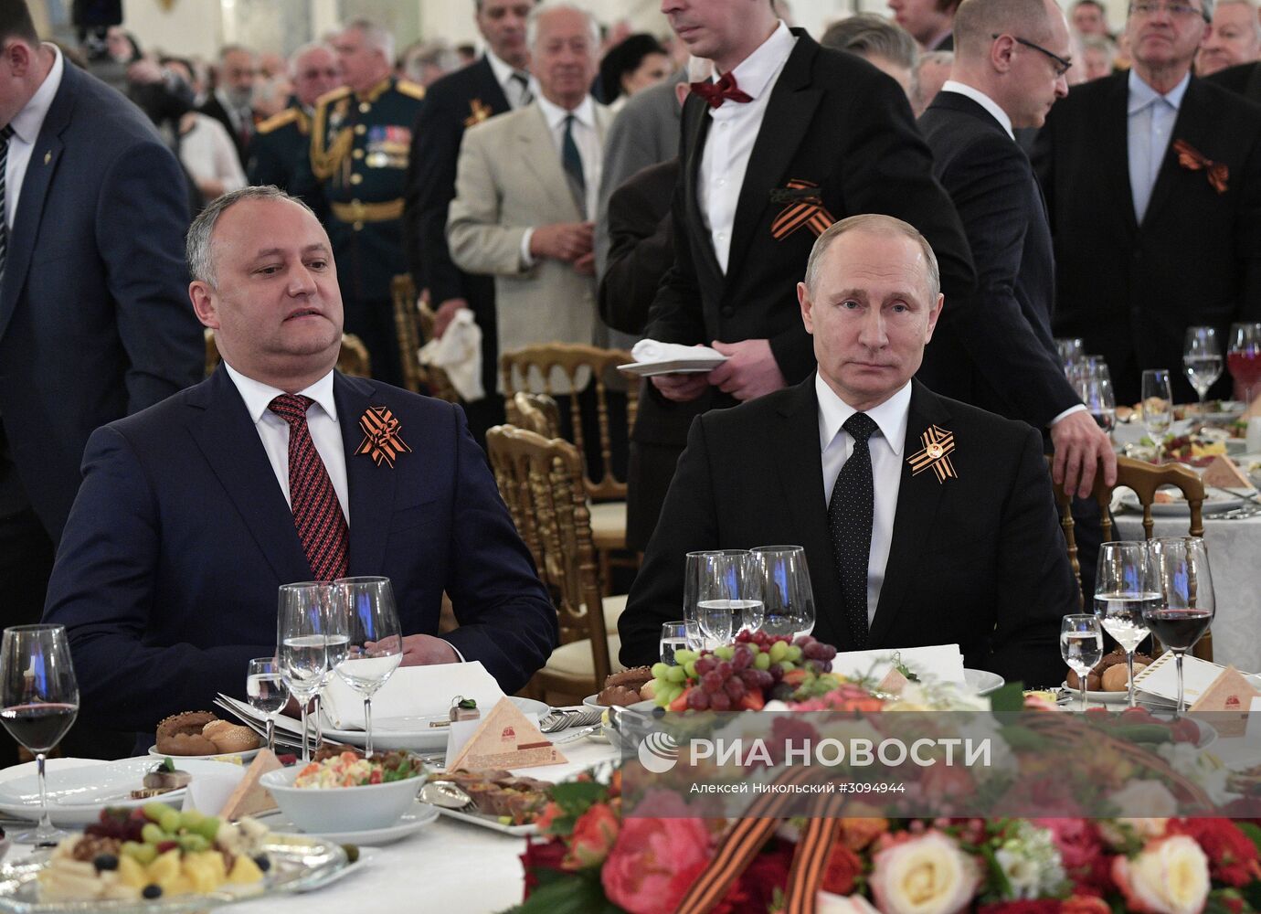 Торжественный прием от имени В.В.Путина по случаю 72-й годовщины Победы в Великой Отечественной войне