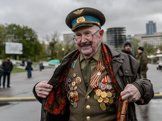 Празднование Дня Победы в Москве