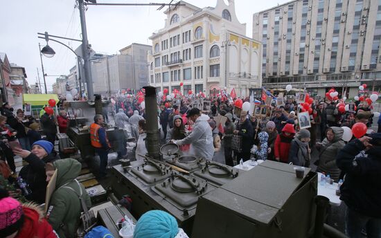 Акция "Бессмертный полк" в Москве