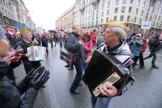 Акция "Бессмертный полк" в Москве