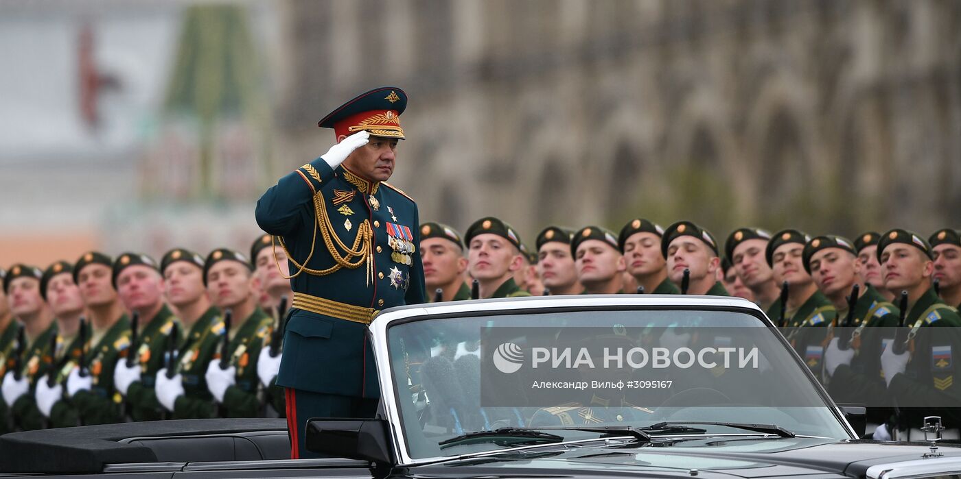 Военный парад, посвящённый 72-й годовщине Победы в ВОВ