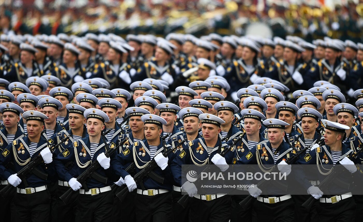 Военный парад, посвящённый 72-й годовщине Победы в ВОВ