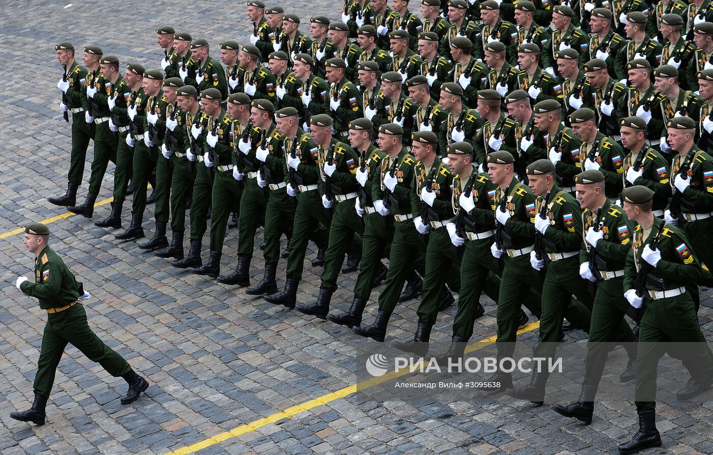 Военный парад, посвящённый 72-й годовщине Победы в ВОВ