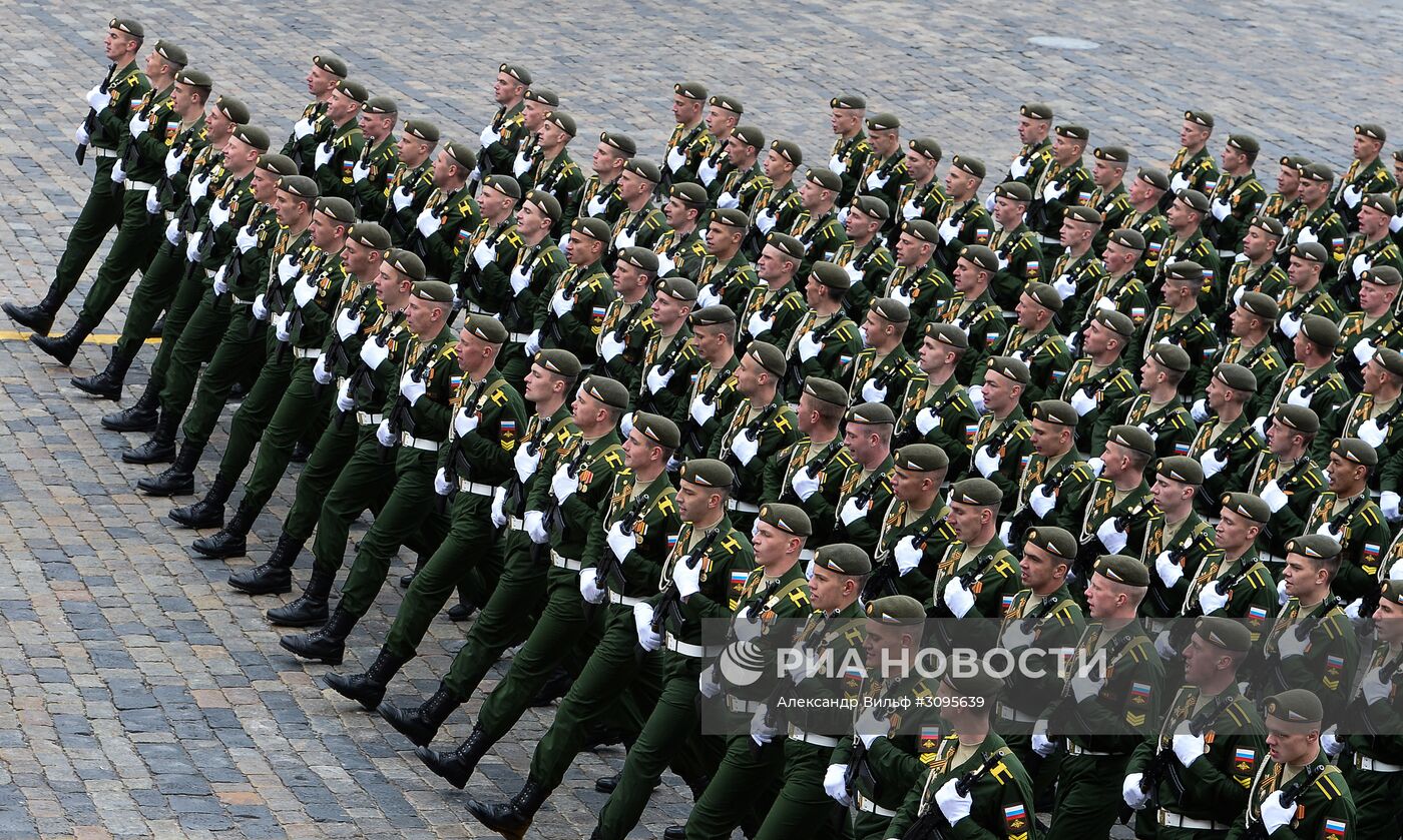 Военный парад, посвящённый 72-й годовщине Победы в ВОВ