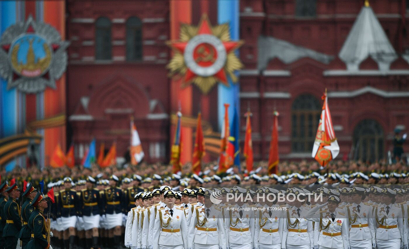 Военный парад, посвящённый 72-й годовщине Победы в ВОВ