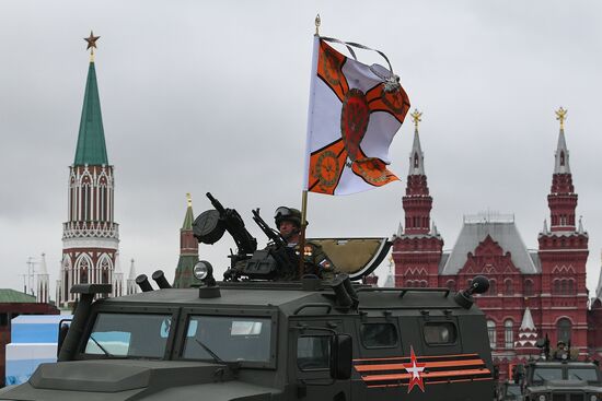 Военный парад, посвящённый 72-й годовщине Победы в ВОВ