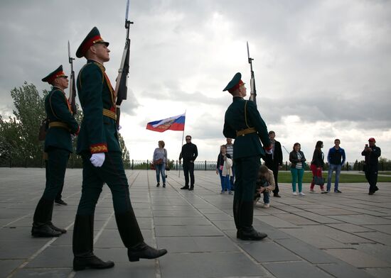 Празднование Дня Победы в городах России