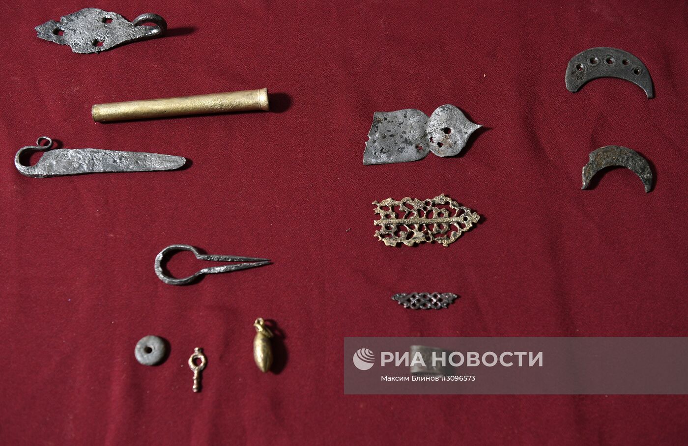 Показ археологических находок, найденных в рамках благоустройства Москвы