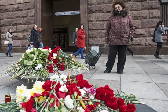 Сороковой день после теракта в метрополитене Санкт-Петербурга