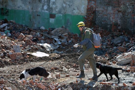 Учения МЧС в Казани