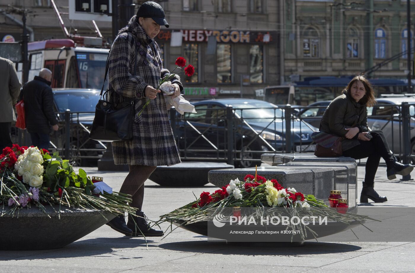 Сороковой день после теракта в метрополитене Санкт-Петербурга