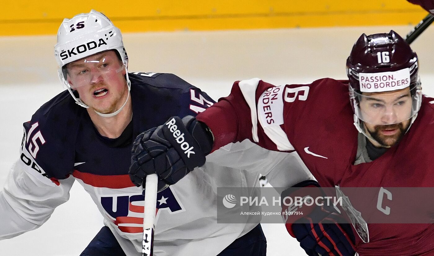 Хоккей. Чемпионат мира. Матч Латвия - США