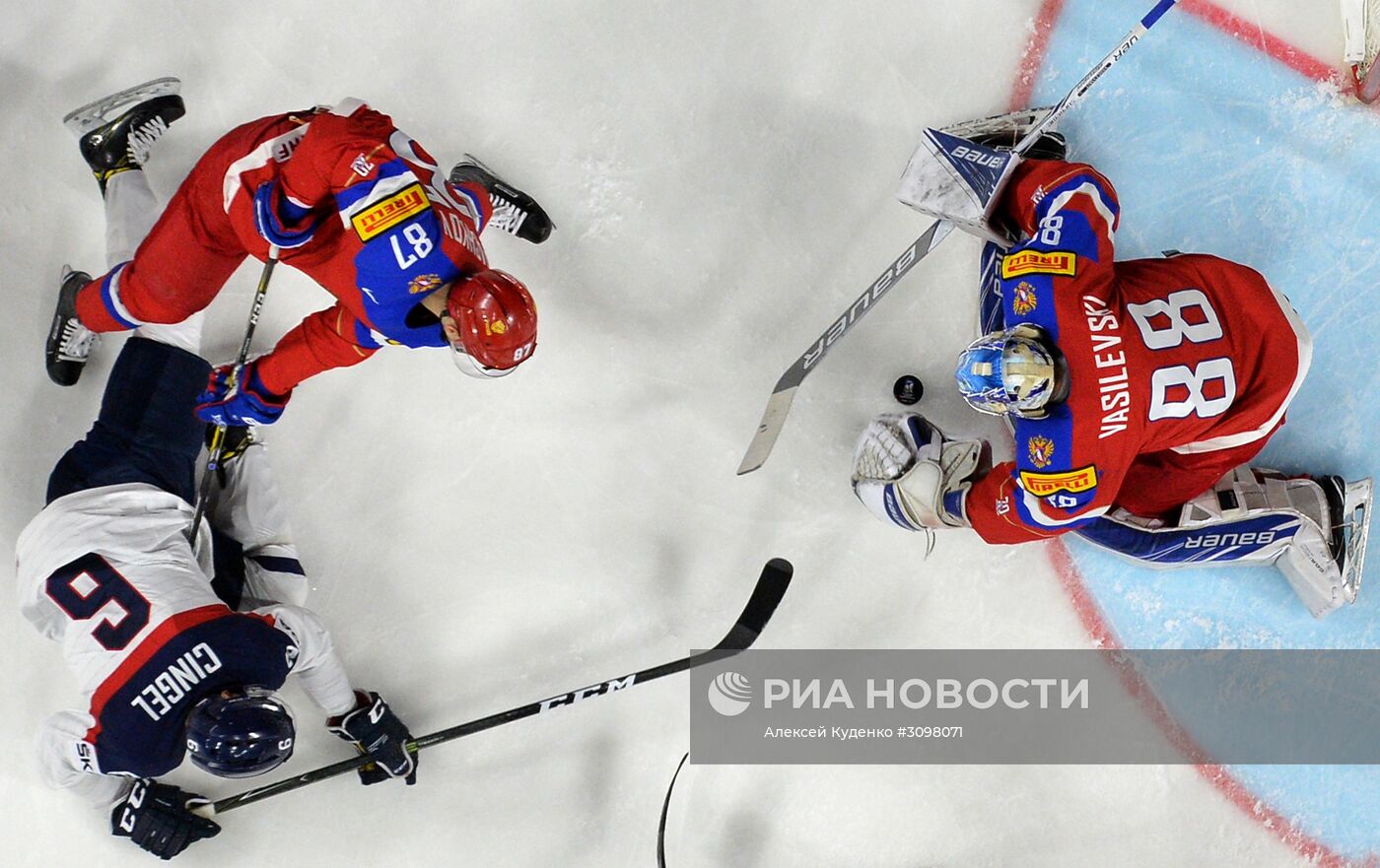 Хоккей. Чемпионат мира. Матч Россия - Словакия