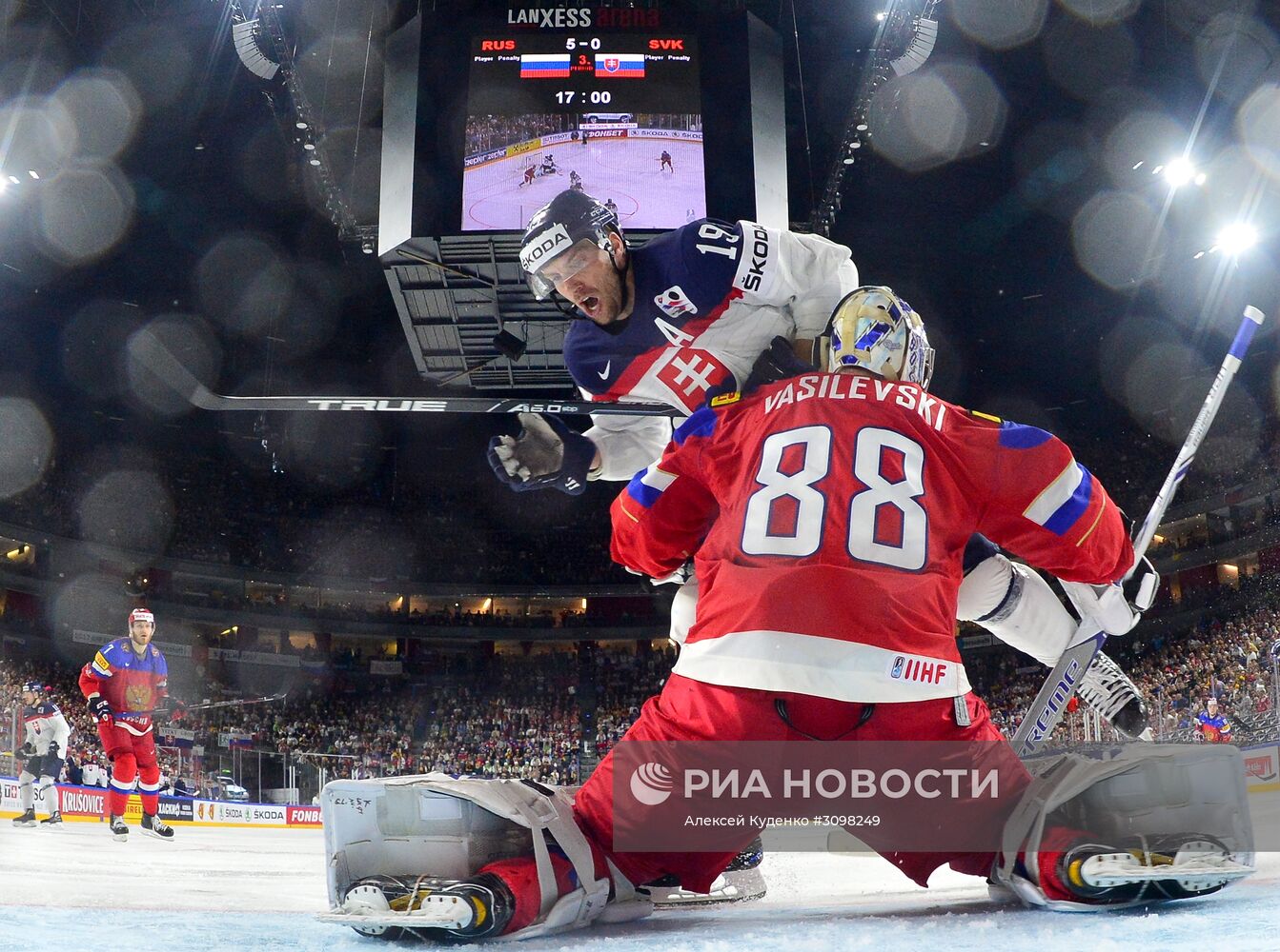 Хоккей. Чемпионат мира. Матч Россия - Словакия