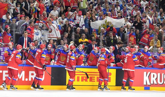 Хоккей. Чемпионат мира. Матч Россия - Словакия