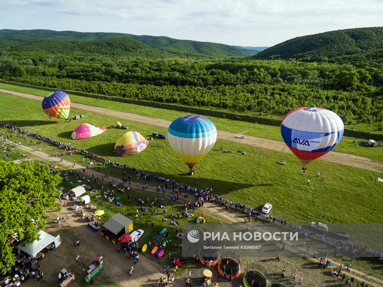 Фестиваль воздухоплавания "Абинская Ривьера" в Краснодарском крае