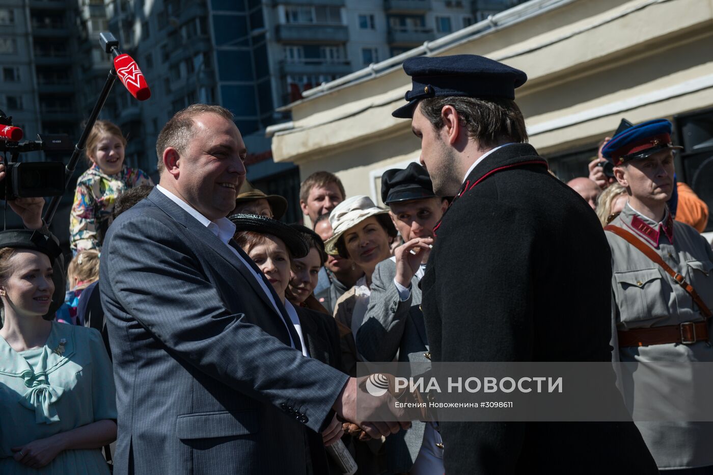 Историческая реконструкция дня открытия Московского метрополитена