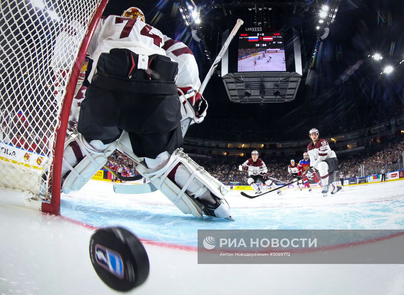 Хоккей. Чемпионат мира. Матч Россия - Латвия