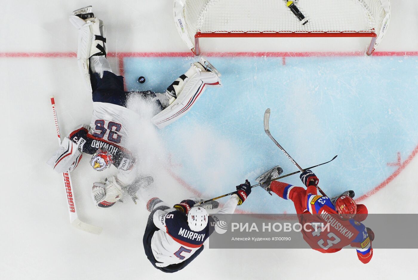 Хоккей. Чемпионат мира. Матч Россия - США