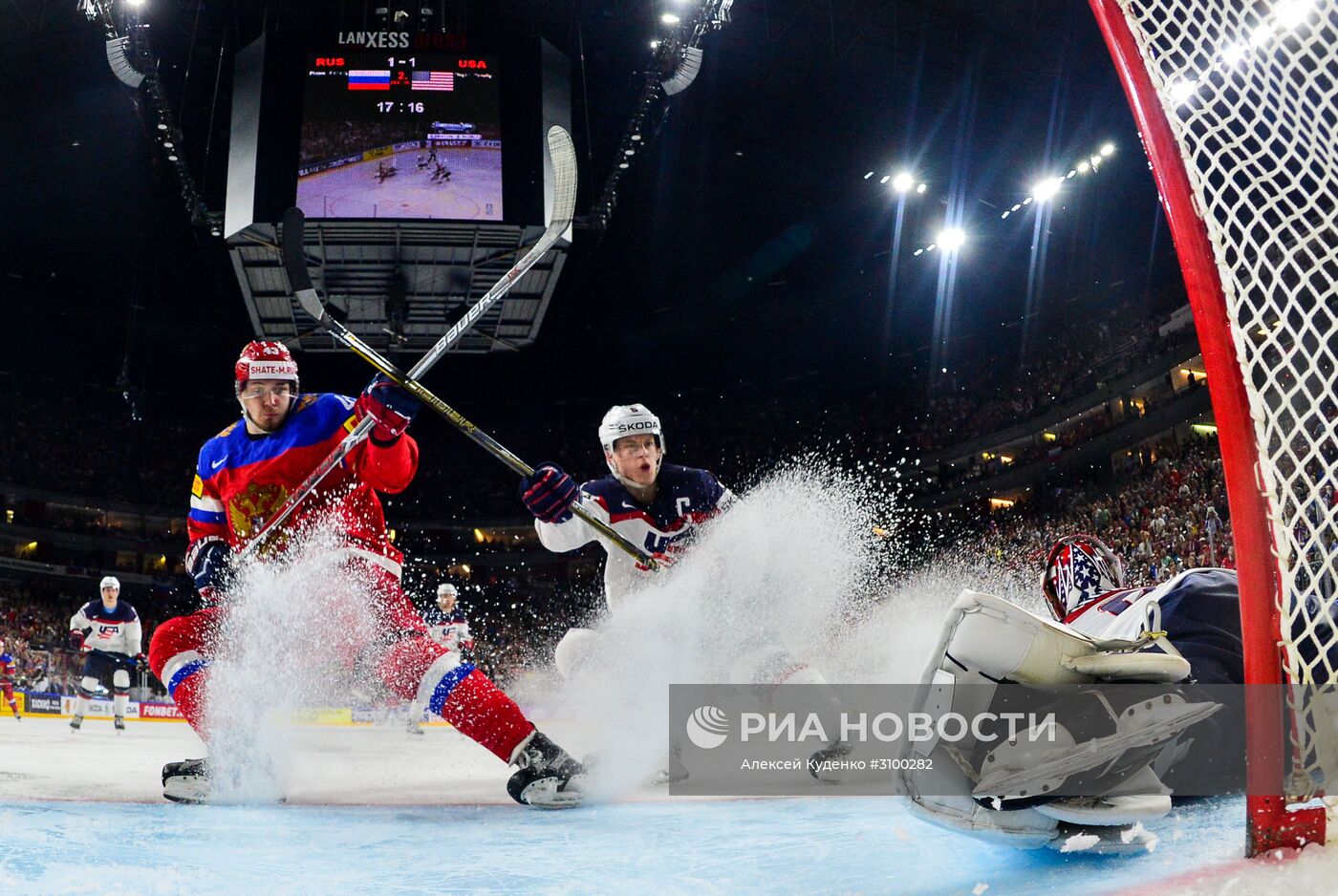 Хоккей. Чемпионат мира. Матч Россия - США