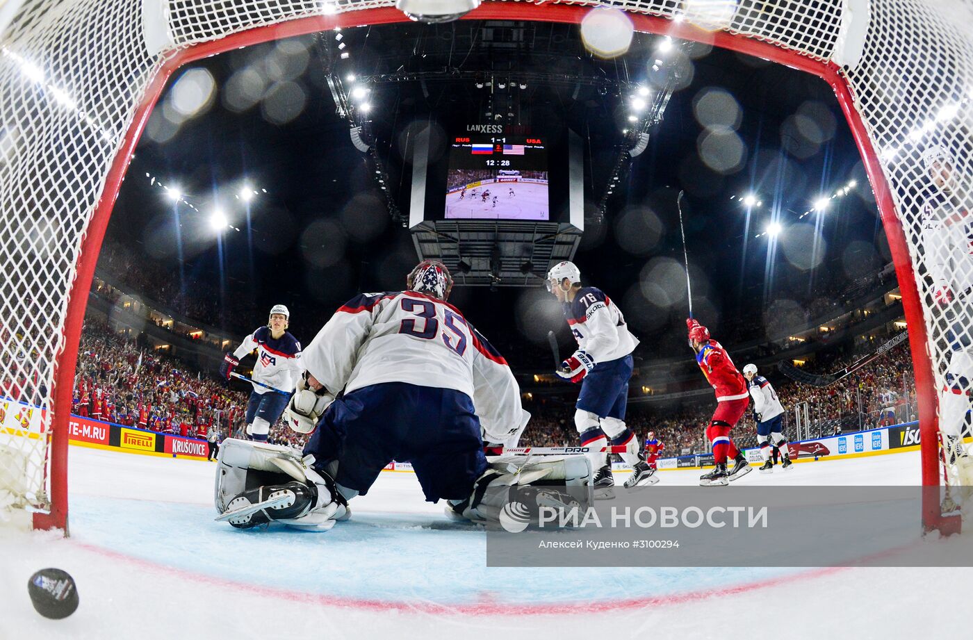 Хоккей. Чемпионат мира. Матч Россия - США