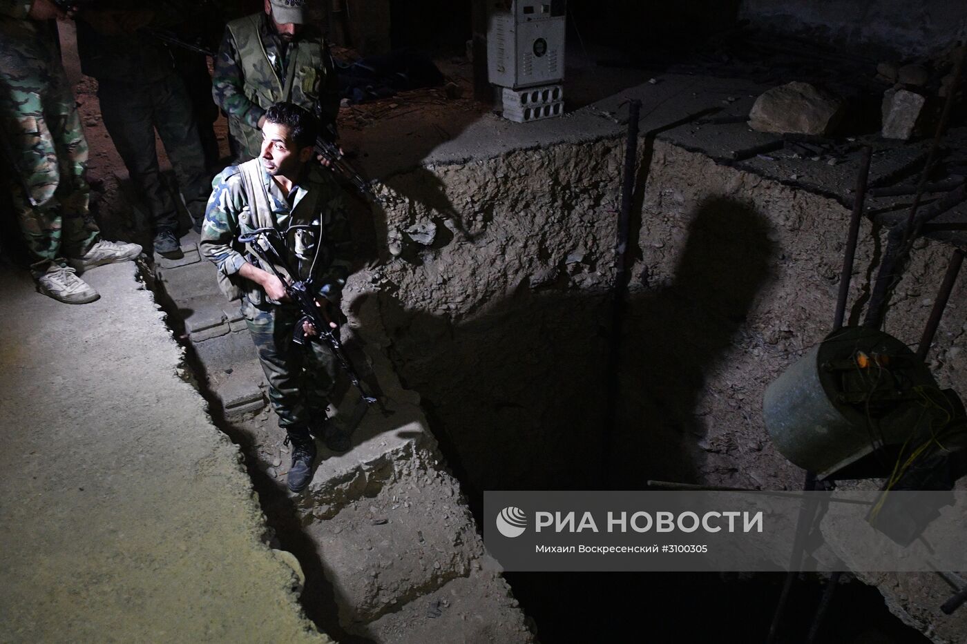Ситуация в квартале Кабун в пригороде Дамаска