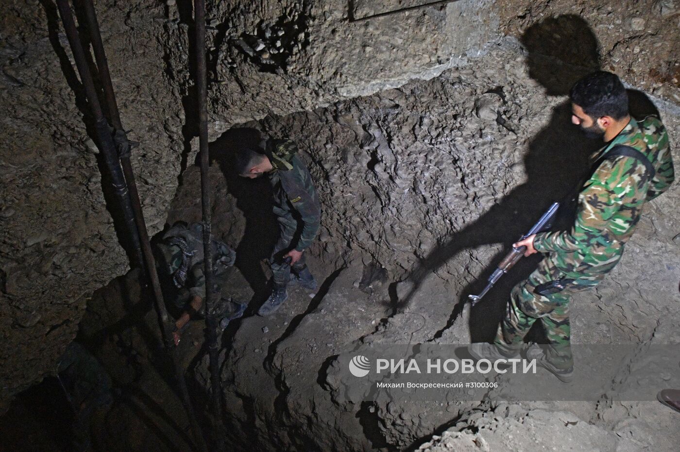 Ситуация в квартале Кабун в пригороде Дамаска