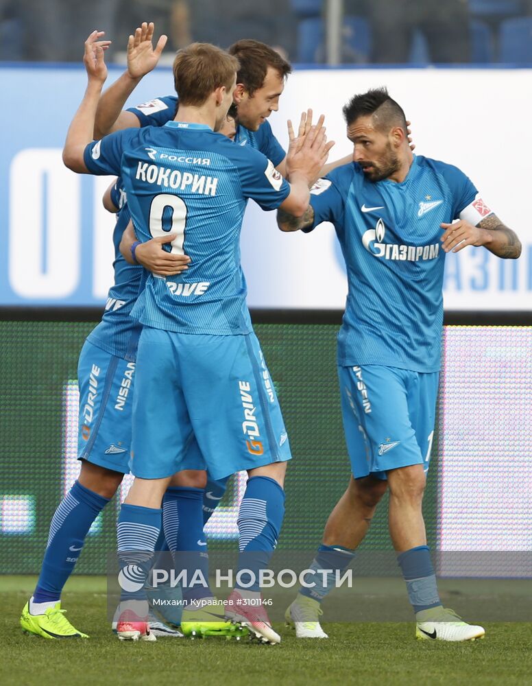 Футбол. РФПЛ. Матч "Зенит" - "Краснодар"