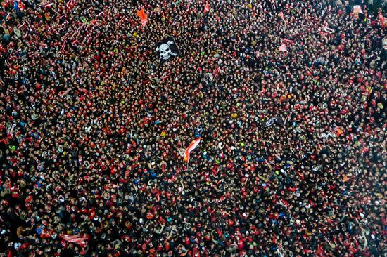 Празднование чемпионства ФК "Спартак"