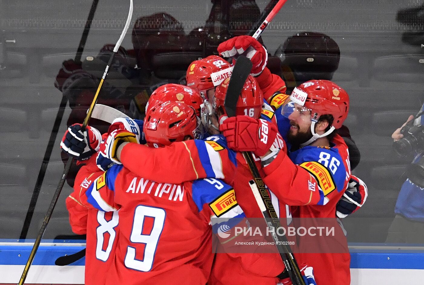 Хоккей. Чемпионат мира. Матч Россия - Чехия