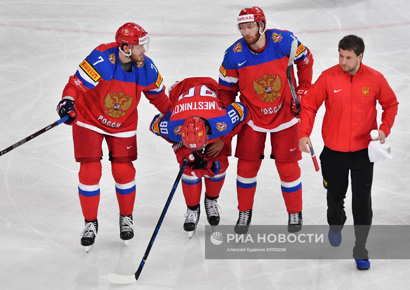 Хоккей. Чемпионат мира. Матч Россия - Чехия