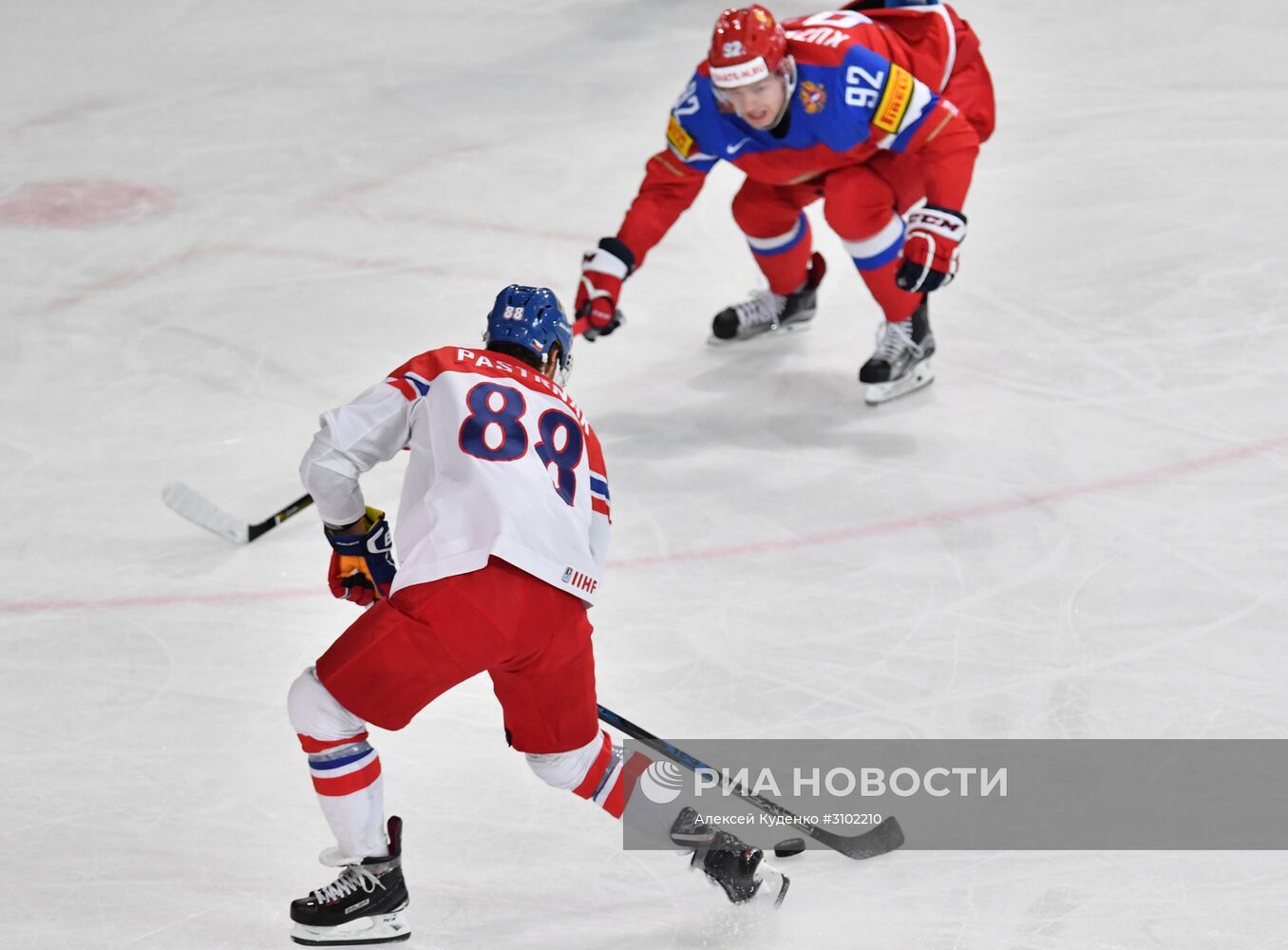 Хоккей. Чемпионат мира. Матч Россия - Чехия