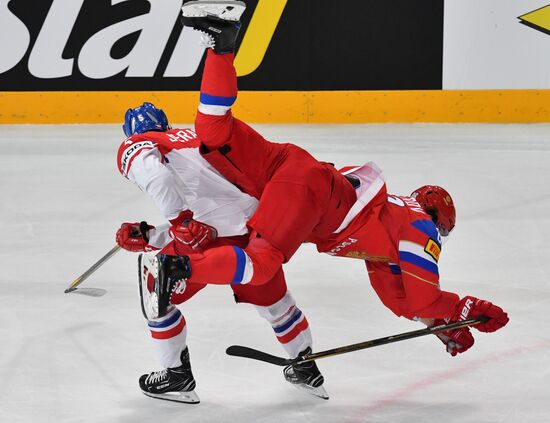 Хоккей. Чемпионат мира. Матч Россия - Чехия