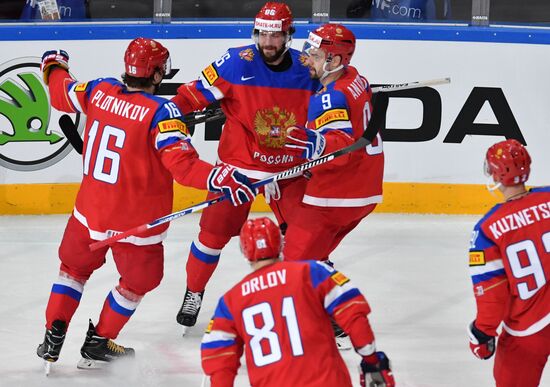 Хоккей. Чемпионат мира. Матч Россия - Чехия