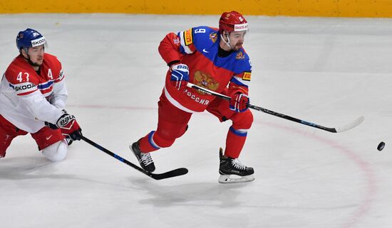 Хоккей. Чемпионат мира. Матч Россия - Чехия