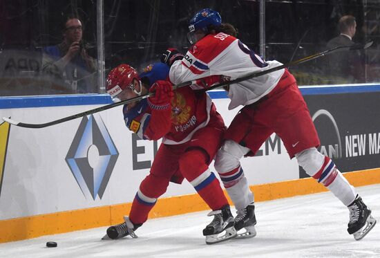 Хоккей. Чемпионат мира. Матч Россия - Чехия
