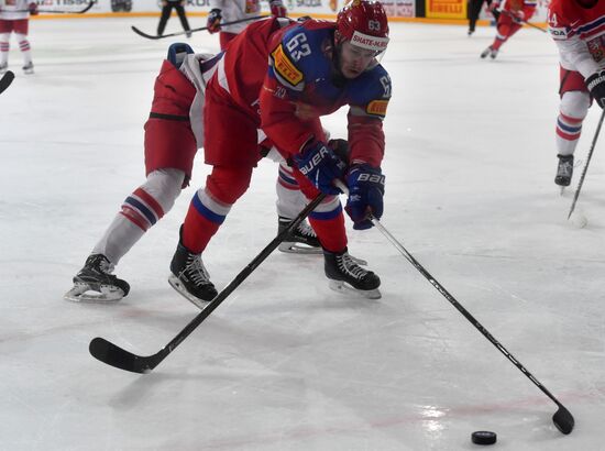 Хоккей. Чемпионат мира. Матч Россия - Чехия