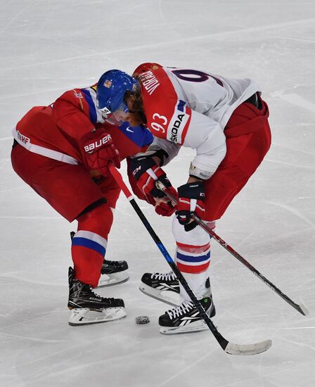 Хоккей. Чемпионат мира. Матч Россия - Чехия