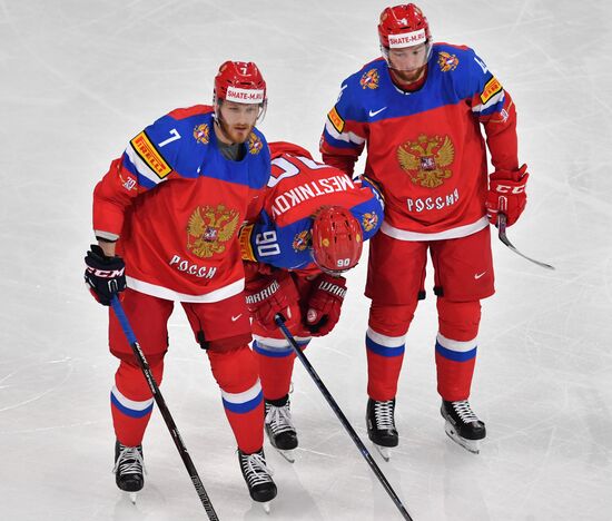 Хоккей. Чемпионат мира. Матч Россия - Чехия