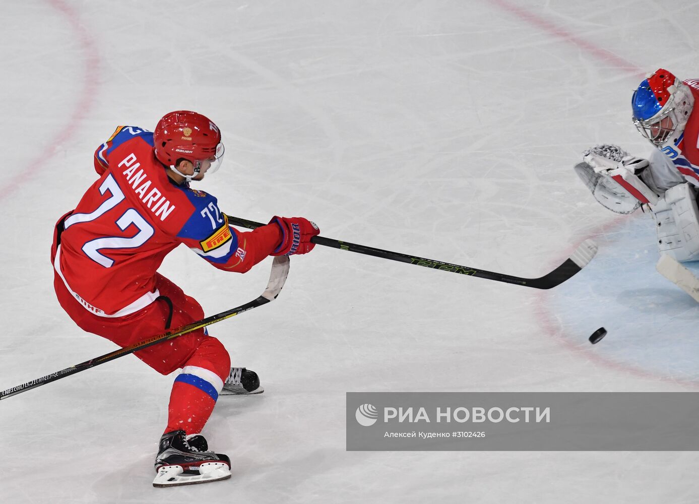 Хоккей. Чемпионат мира. Матч Россия - Чехия